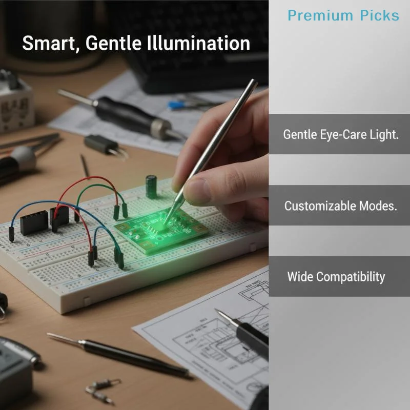 portable3V6V12V Slow Breathing Light Module 3-way 300mAh LED Blinking Light for Desktop Lamps and Custom Lighting Solutions