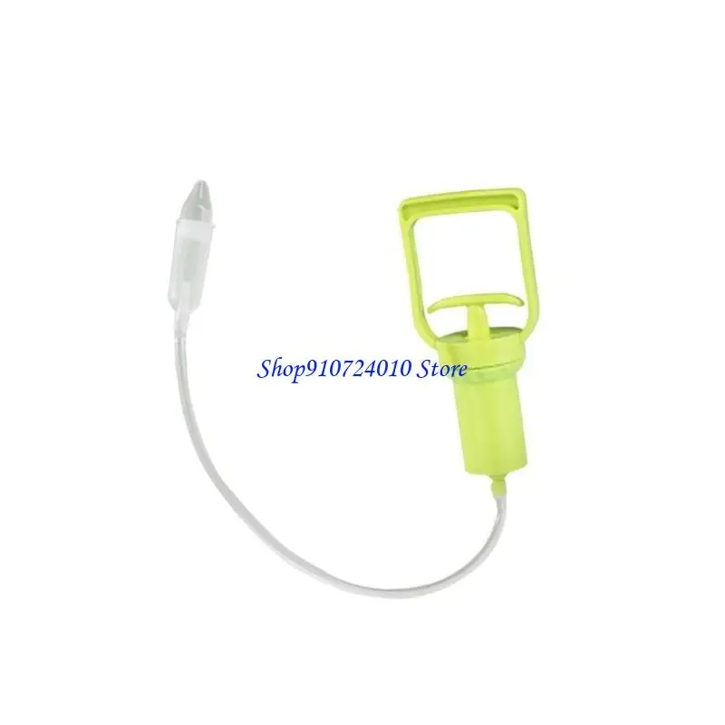 

77HD Baby Nasal Aspirator Portable Handpulled Nose Sucker Soft Silicone Cleaner for Infants Easy to Clean and Reusable