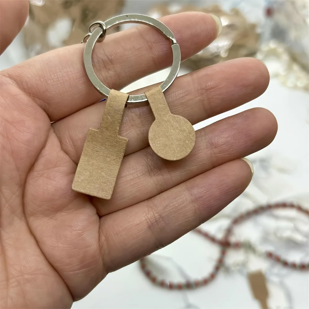 100 قطعة من علامات المجوهرات الورقية |   للخواتم والقلائد والأساور وسلاسل المفاتيح وملصقات العرض للتغليف والتسعير