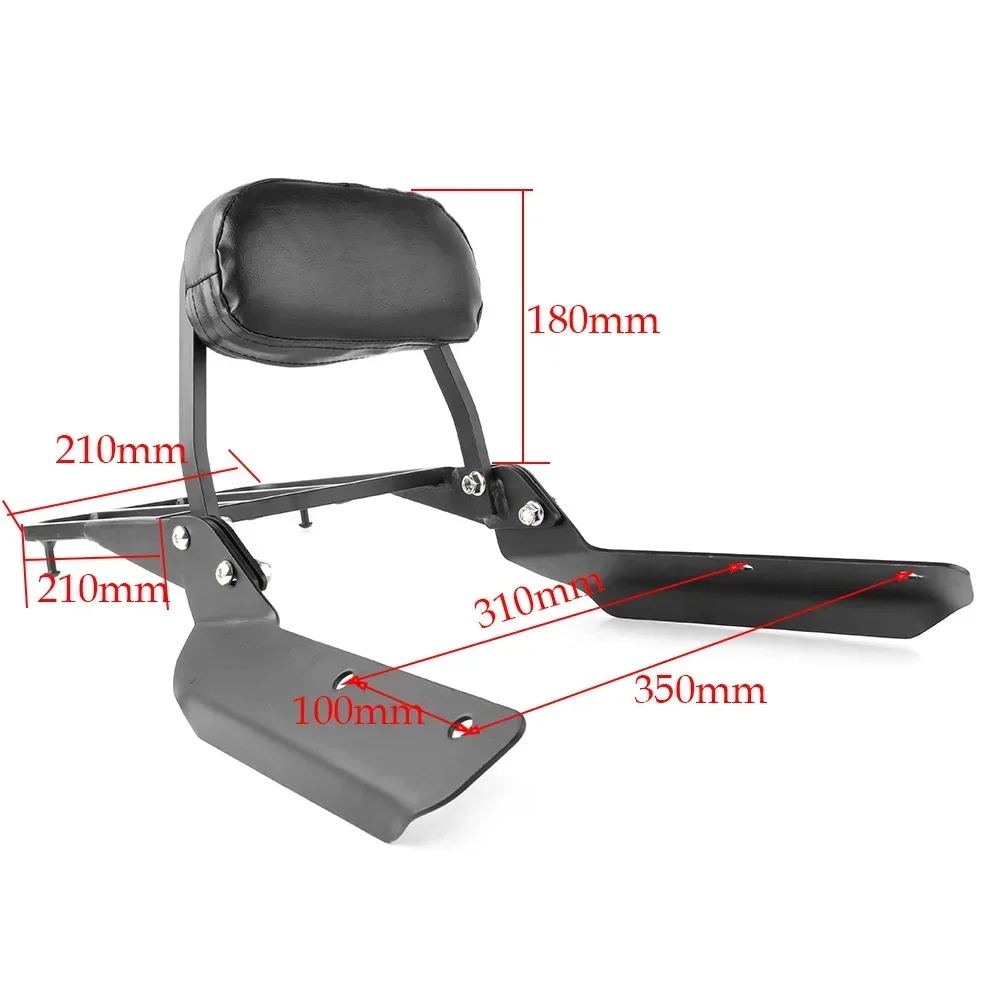 

For Honda CTX 700D 2014 2015 2016 2017 2018 CTX700D DTC Motorbike Accessories Backrest Sissy Bar Luggage Rack
