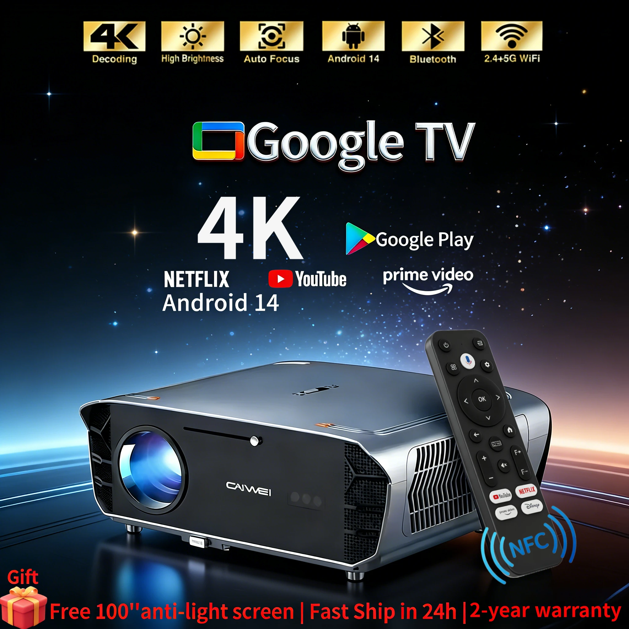 #12 Latest 4K TV Projectors Offers