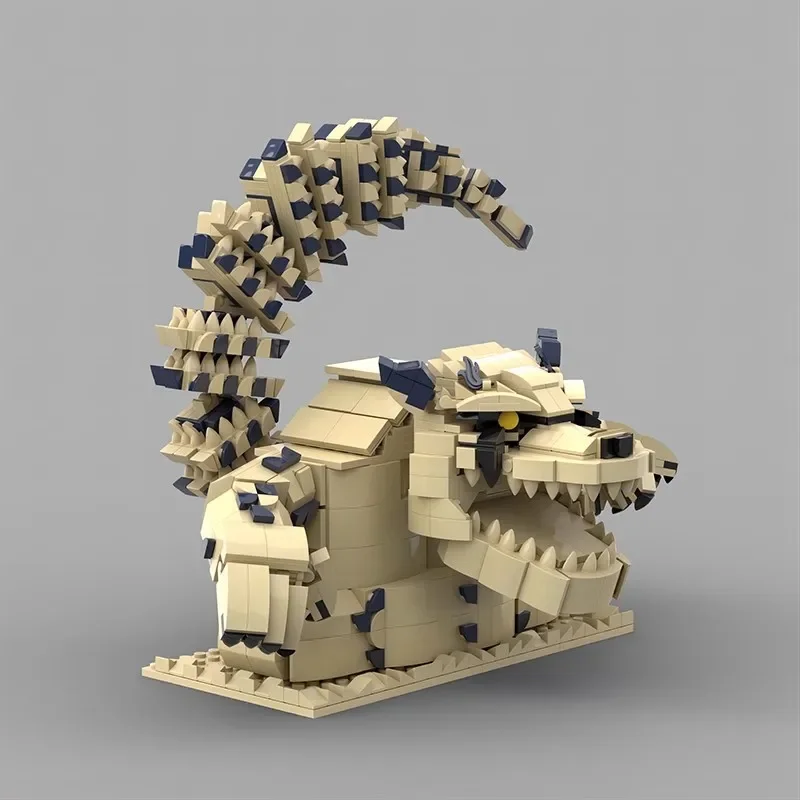 MOC Kreatives Animations-Set mit Neun-Schwänzigen-Monstern, Bausteine-Modell, Lehrreiches Montage-Spielzeug für Kinder, Geburtstagsgeschenk, Dekoration – Detail 4