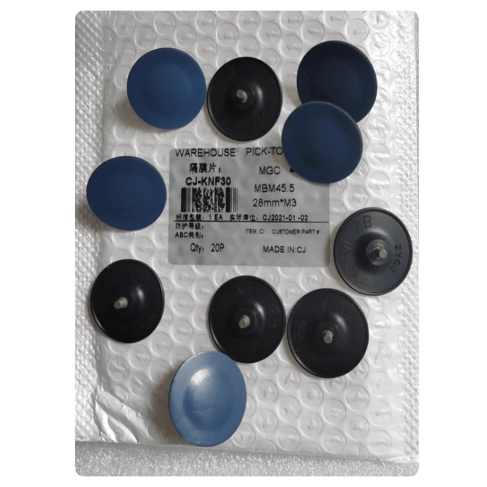 

1pcs Suitable for ZYCJ Chengji KNF30 vacuum pump 28mm*M3 sampling pump diaphragm MBM45.5 coated membrane CJ28