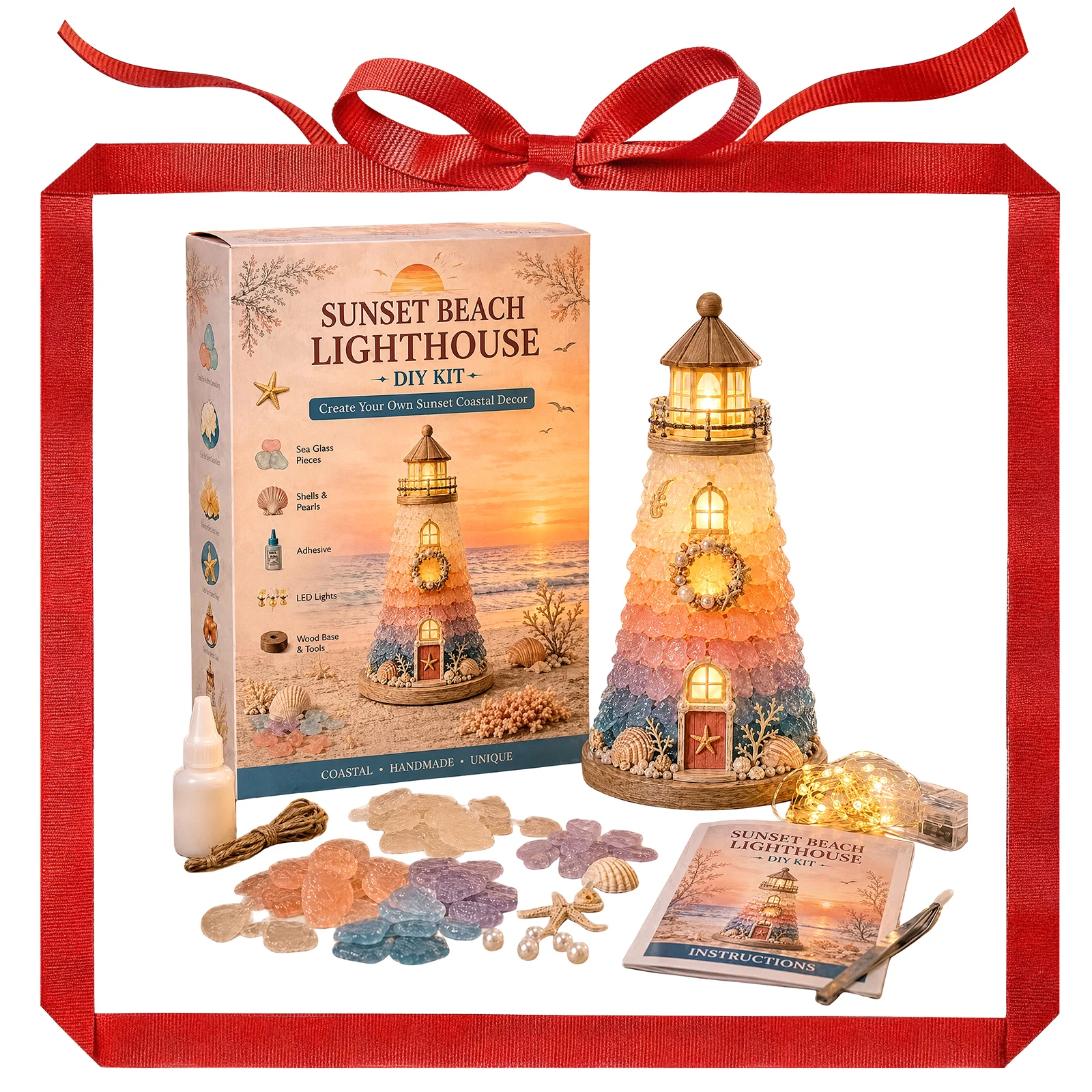 Resin Crafts Diy - Kit de bricolaje para faro de