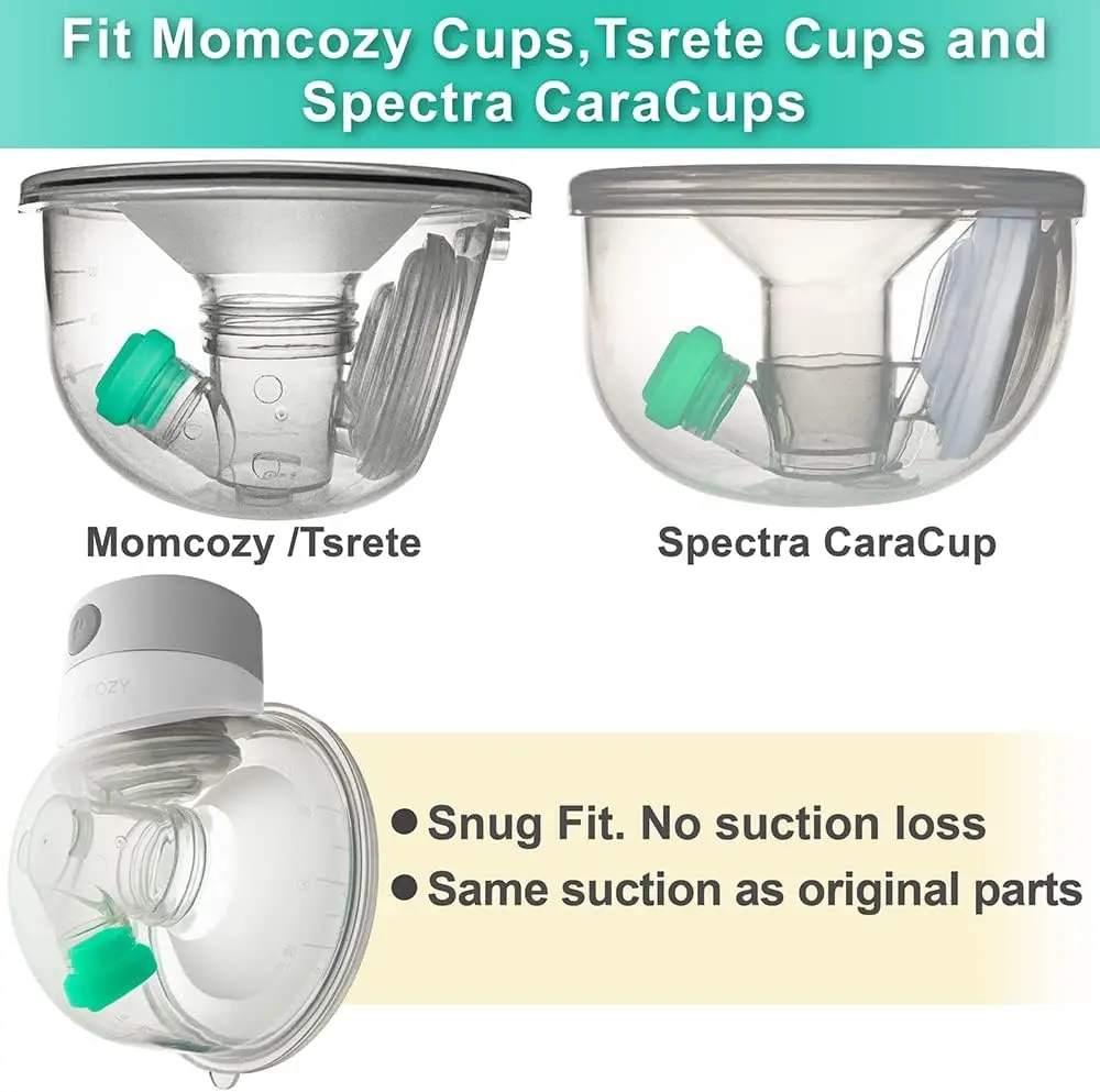 6 قطع من صمامات منقار البط المتوافقة مع قطع غيار مضخة Elvie Stride المتوافقة مع مضخة الثدي ElvieStride، غير أصلية