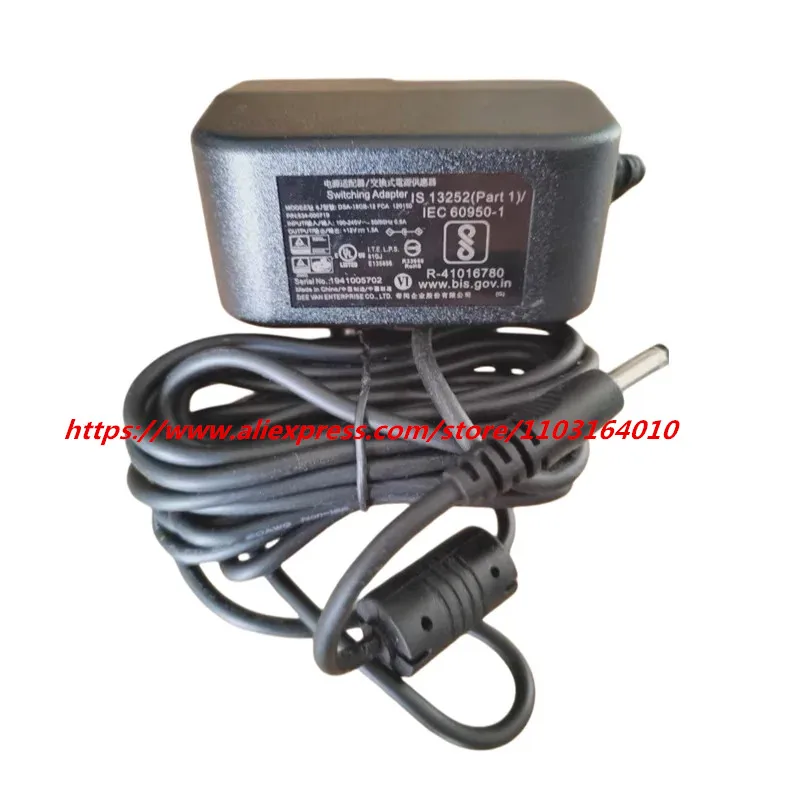Original Switching AC Adapter DSA-18CB-12 FCA 120150 Charger for Logitech Camera CC3500e CC2900ep CC4000e CC2000e Power Supply