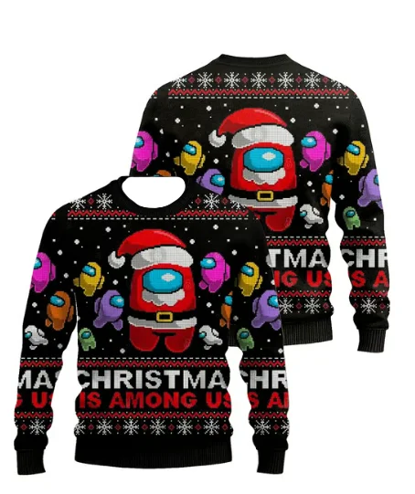 เสื้อฮู้ดรุ่นลิมิเต็ดอิดิชั่นคริสต์มาส 2025 ของ Among Us: เมื่อนักบินอวกาศพบซานตาคลอส ชุดฤดูหนาวเพิ่มความสนุกให้กับการสวมใส่