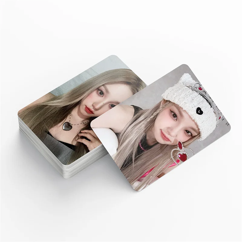 55pcs/set (G)I-DLE Song Yuqi Single Small Card Song Yuqi Album Lomo Card Gidle Girl Child Print Photo Postcard KpopMIYEON MINNIE