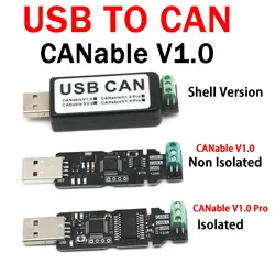 USB to CAN CANable v1 Module USB to PCAN python-CAN CANBUS Analyzer Debugger Communication Adapter  Pcanview Cangaroo Software