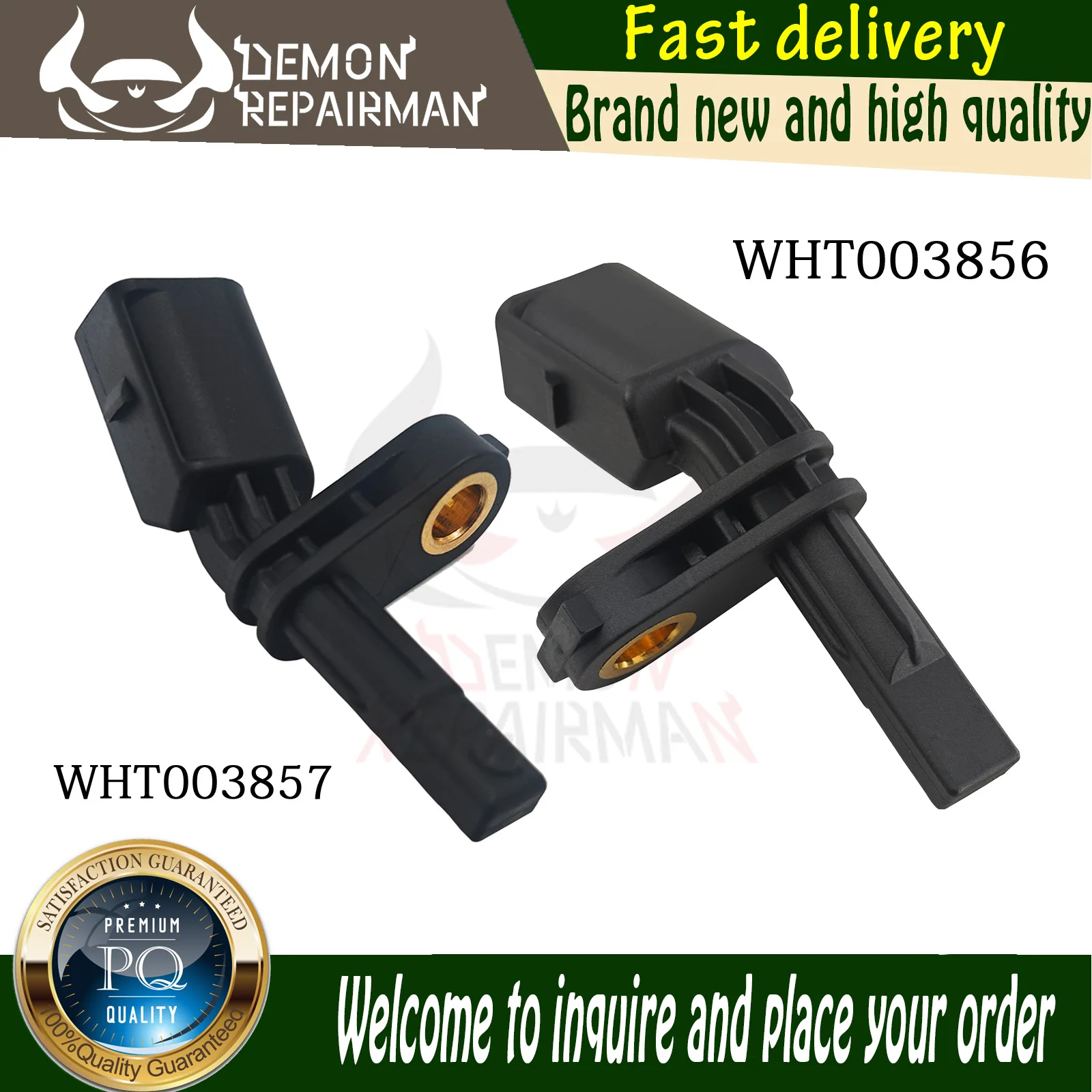 WHT003856ABS WHT003857 Wheel Speed Sensor Compatible with VW CC Beetle Tiguan Golf Jetta Audi A3 TT FOX EOS Superb Yeti OCTAVIA