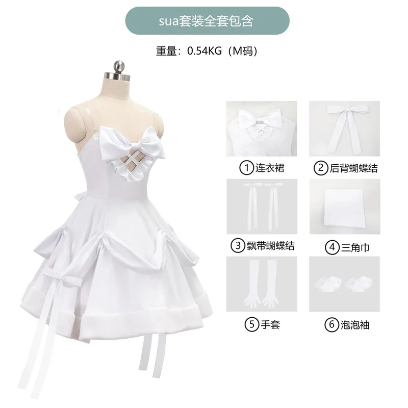 HD2S 2026 Alien Zombie State Mizi Cosplay Costume Wig Pink Mini Dress Cute Big Bow Glitter Ruffle Skirt Idol Stage Outfit view 5