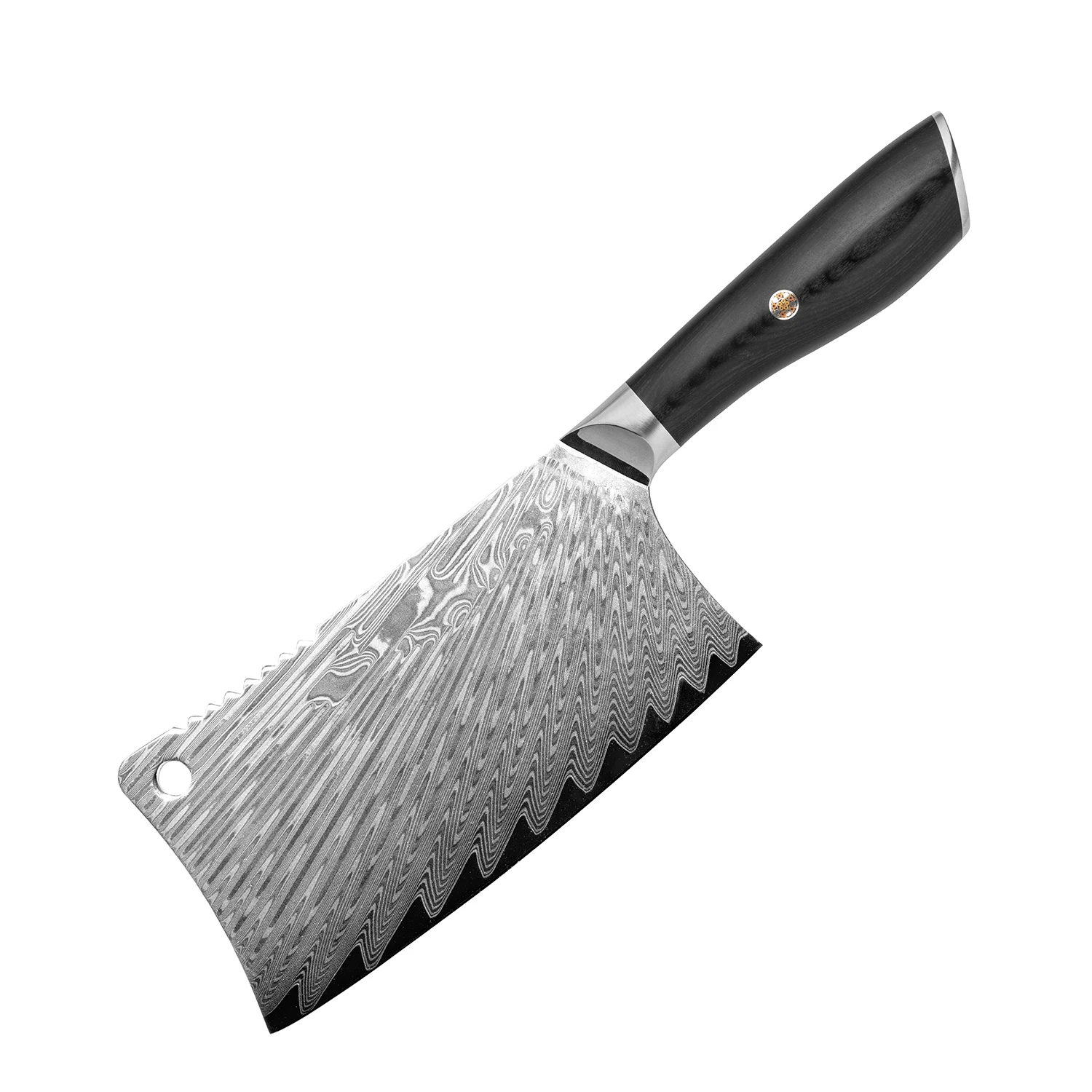 

7.5 Inch Chopper Knife 67-layers Damascus Steel 10Cr15Mov Blade G10 Handle Slicing Cleaver Kitchen Knives Meat And Poultry Tools