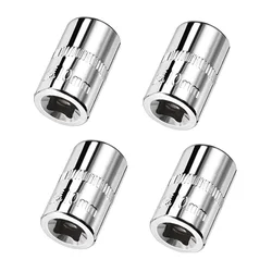4pcs 1/4-inch Drive 10mm Shallow Socket Chrome Vanadium Steel Repair Hand Tool For DIY Automotive Household Repair