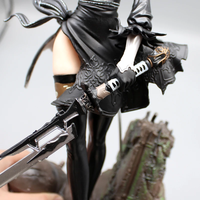 Nier Automata 2B Action Figure Anime YoRHa No.2 Type 2B Machine Lifeform Figuras Toys 33cm PVC GK Statue Collection Model Gift