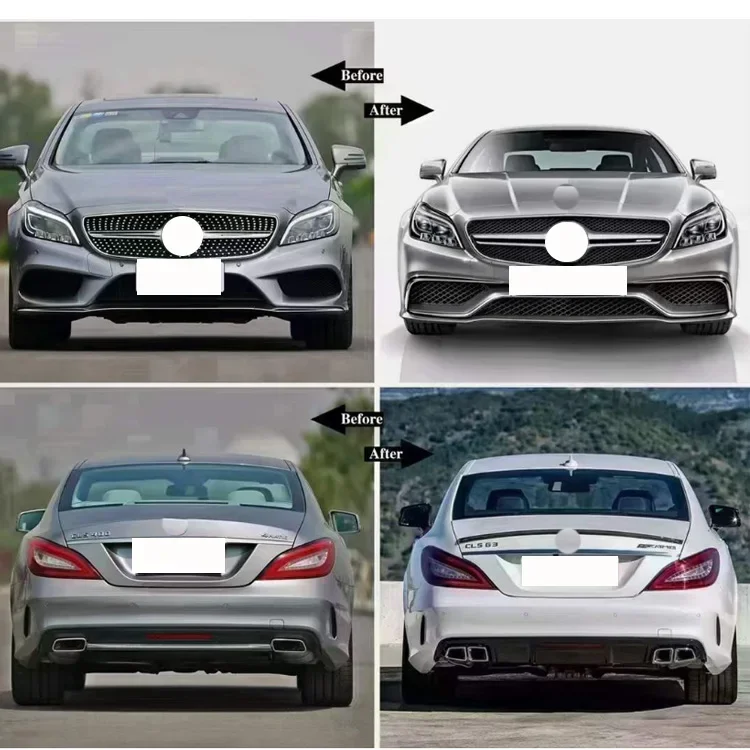 Factory Sales BODYKit CLS Upgrade To CLS63 AMG Style Body Kits For Mercedes Benz W218 C218 2015-2018