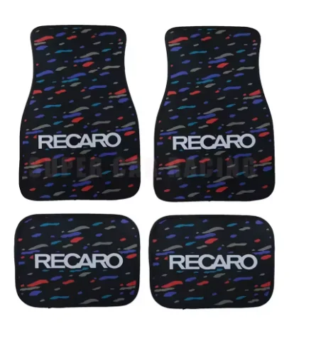 Flag Car Floor Mats 4pcs Set High Quality Printed Custom Universal Vehicle Front and Rear Car Floor Mats Auto Parts