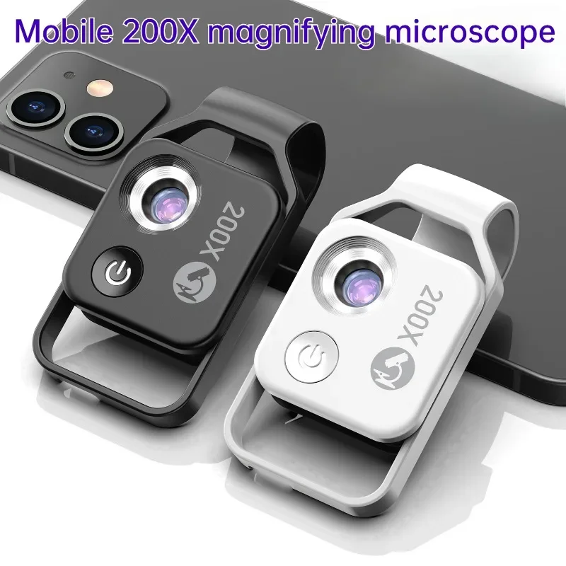 200x HD Magnification Lens Tattoo Details Clear Magnification with CPL Portable Micro Mobile Phone Lens Tattoo AccessoryPortable