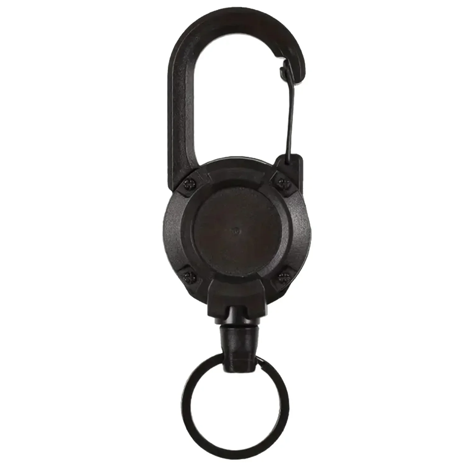 Anti-Theft Metal Easy-Pull Buckle Keychain, Sporty Design