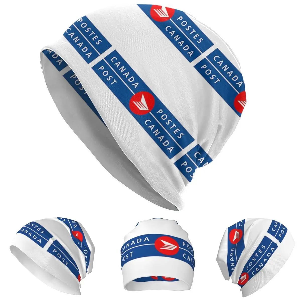 Canada Post Logo Billingual Unisex Adult Beanies Caps Knitted Bonnet Hat Warm Fashion Autumn Winter Outdoor Skullies Hats