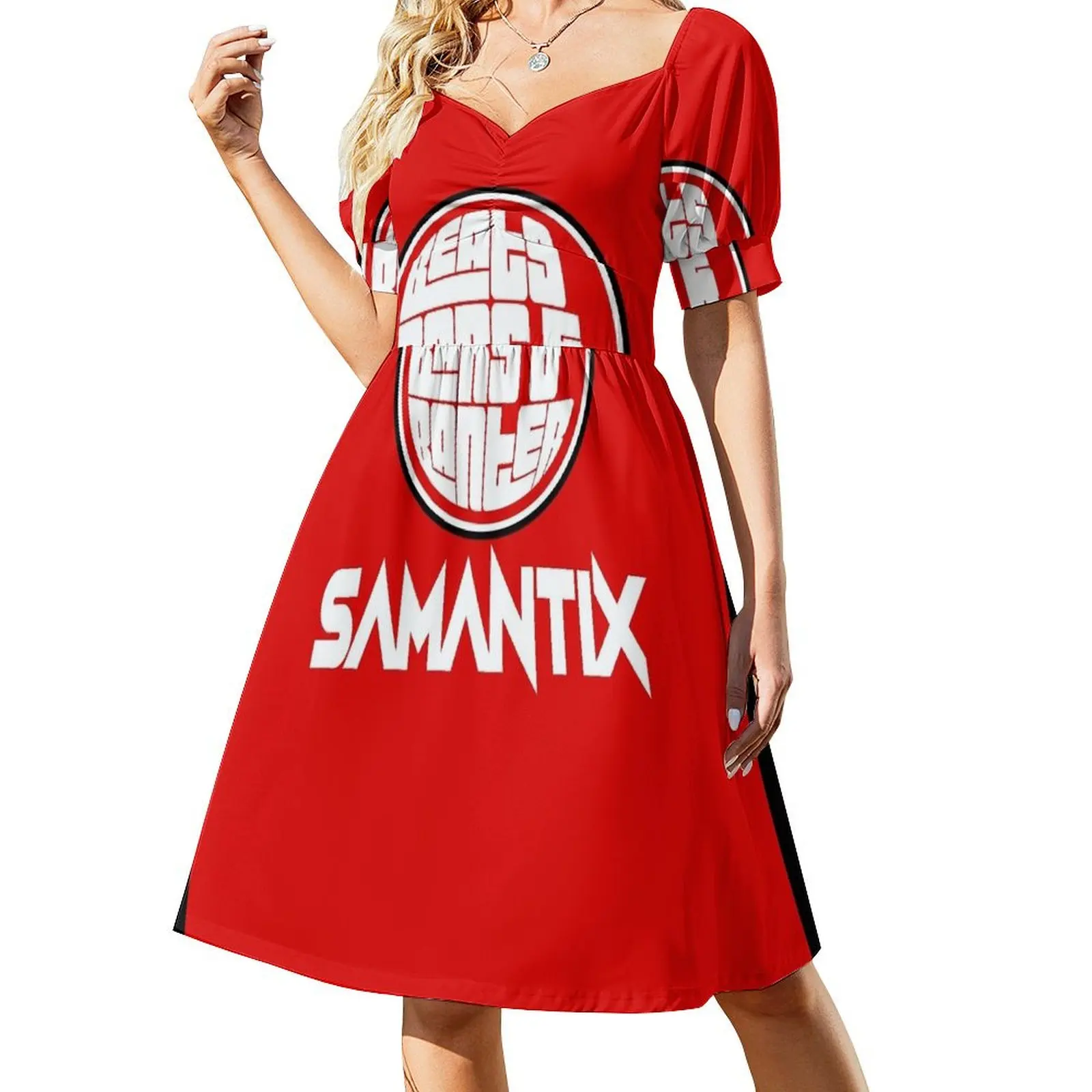

Beats, Bars & Banter - SAMANTIX Short-Sleeved Dress dresses ladies 2025 summer Casual dresses Dress woman summer dresses