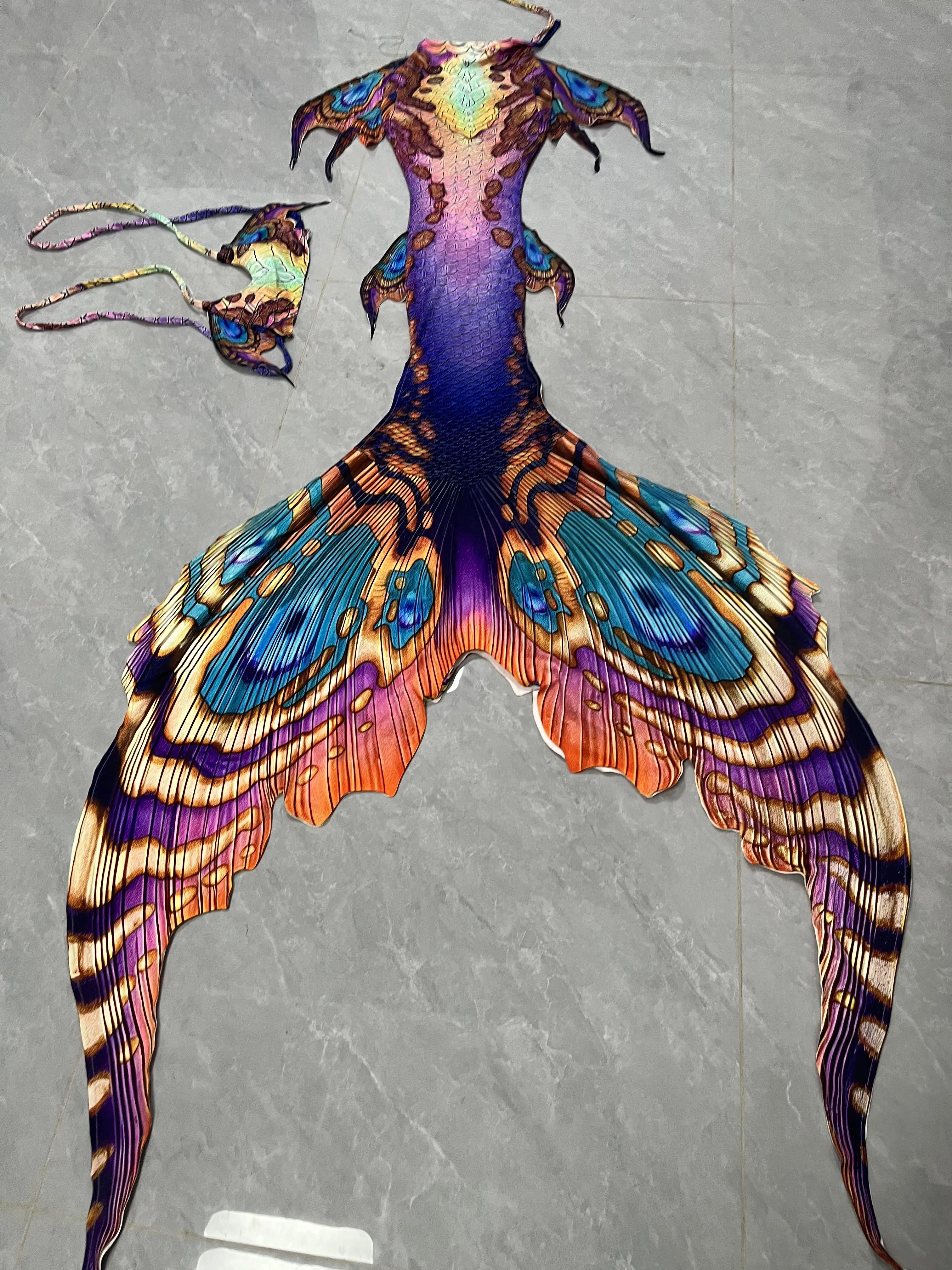 Mermaid Costumes For Aquarium Performances Adult-Sized Costumes With High-Definition Printing And Colorfastness