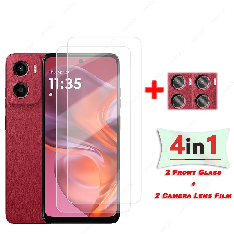 

Прозрачная защитная пленка для Motorola Moto E15 HD для Moto G05 Защитная пленка из закаленного стекла для экрана камеры Len Film для Moto G15 Power