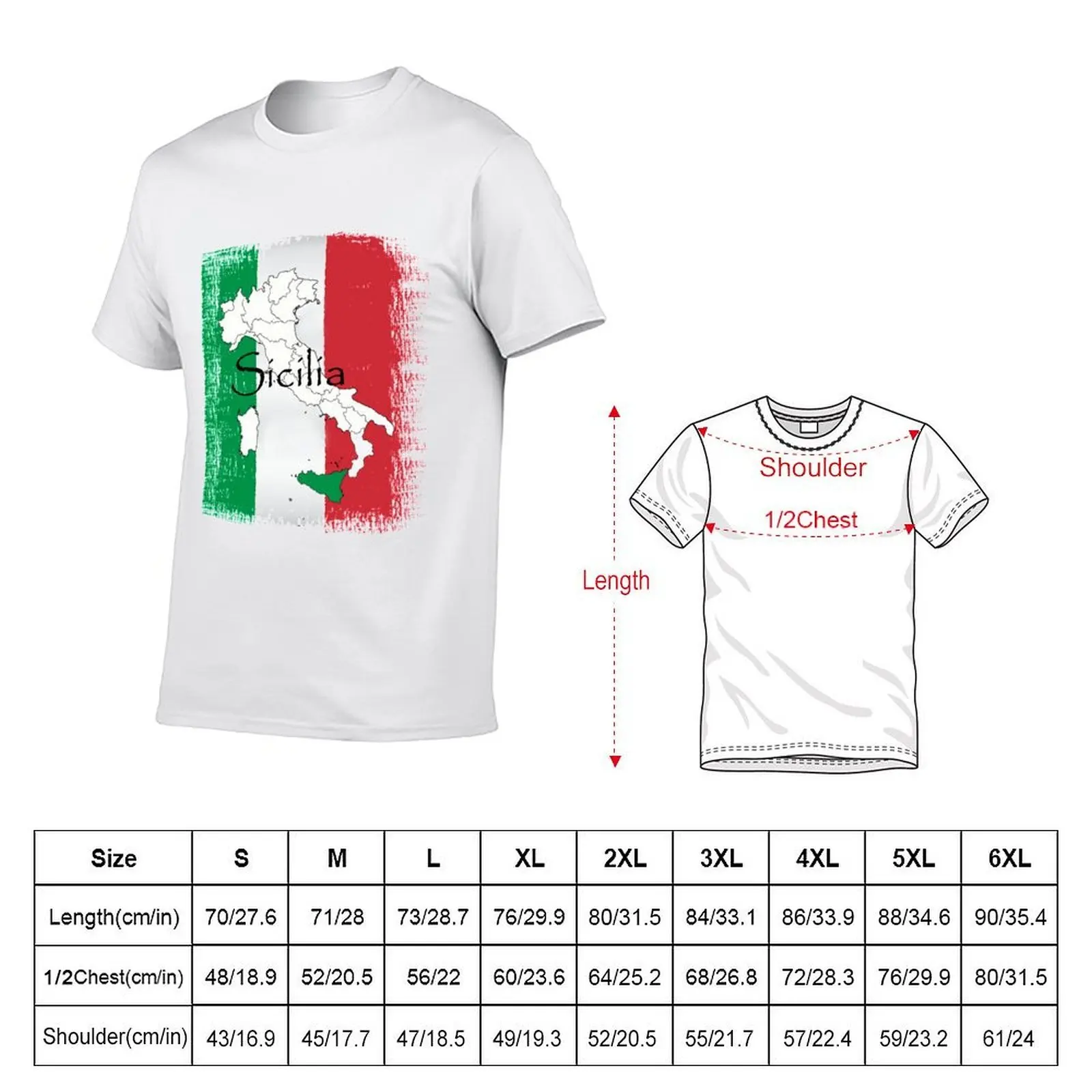 Sicilian Pride Design T-Shirt man t shirts graphic man t shirt designer T-Shirt