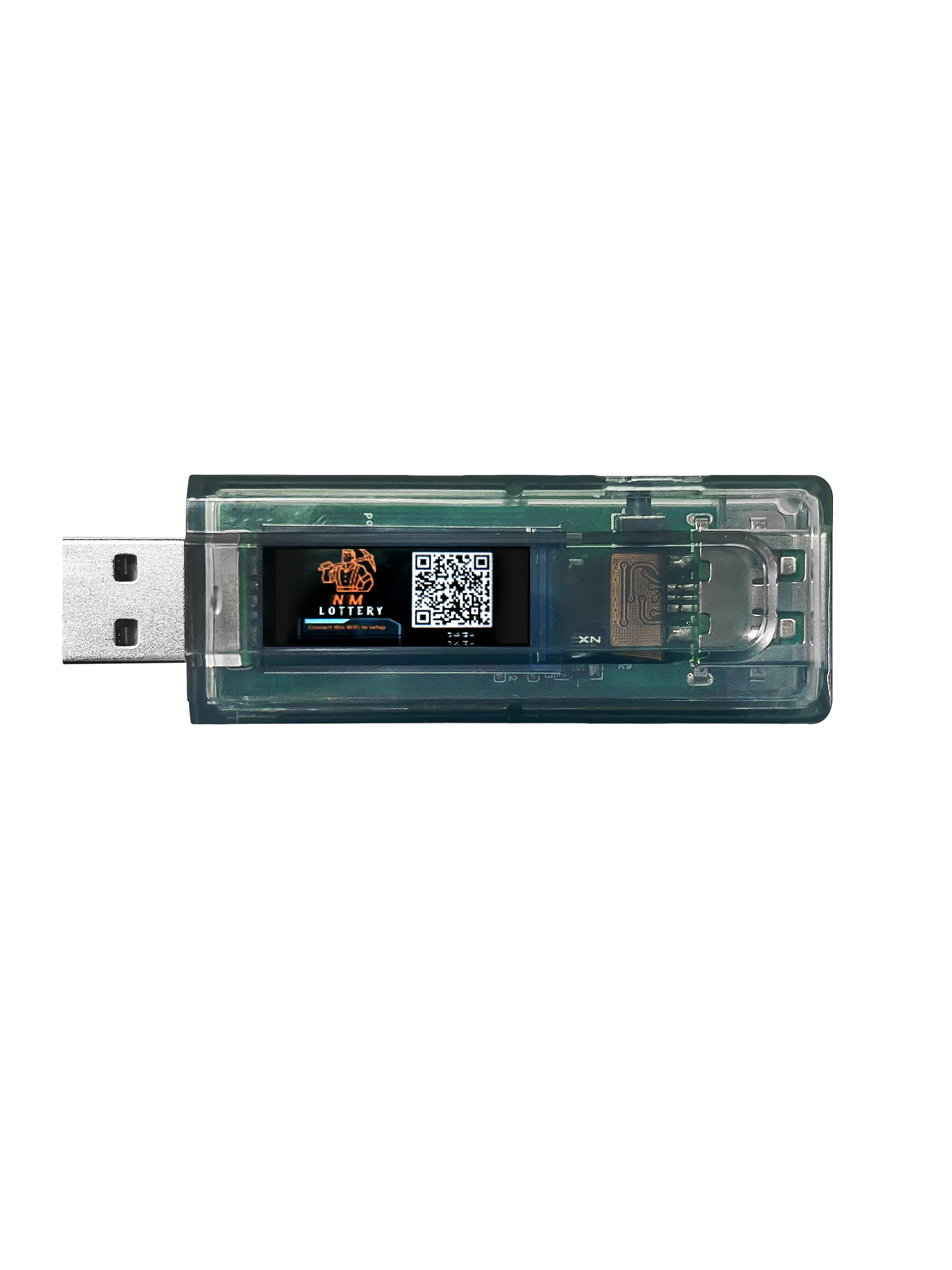 럭키 마이너 너드 BTC 복권 솔로 암호화 채굴 ESP32-S3FN8 칩, 0.96 인치 LCD 디스플레이, 5V-3A USB 전류계 장치, 120kH/s