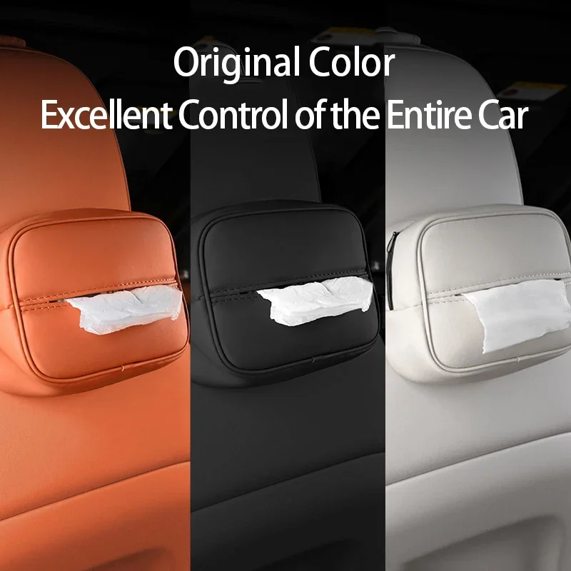 車用ティッシュボックス、サンシェードシートバックレストサスペンションティッシュボックスティッシュ収納ボックス、車用収納ボックス（Li LiXiang L6 L7 L8 L9用）