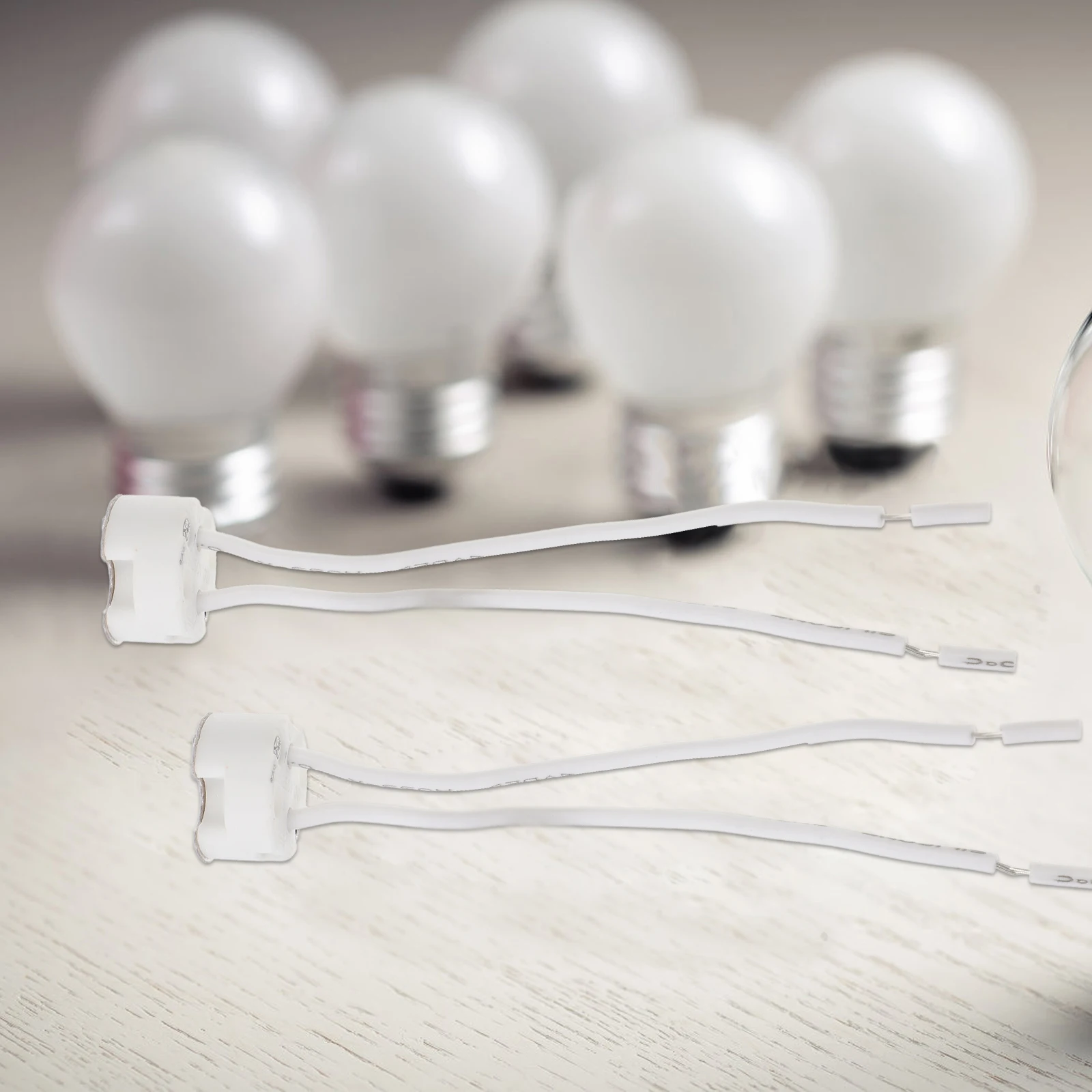 10 pz Portalampada In Ceramica Per.3 Gu5.3 Mr16 Portalampada Base Resistente Al Calore Design Rotondo Prese di Illuminazione Per La Casa Fai Da Te