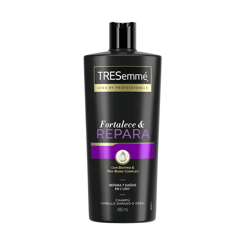 Champú fortalece & repara con biotina & pro-bond complex repara 7 daños en 1 uso Tresemmé 685 ml【ROUA】