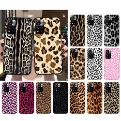 Leopard Phone Case For Xiaomi Redmi note 13 12 Pro 11S 11 10 Pro 10S 12S Redmi 10 9C 13C