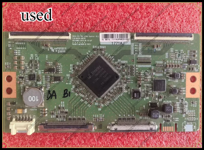 1pc logic board 6870c-0821b v19 75uhd 120hz tool accessories