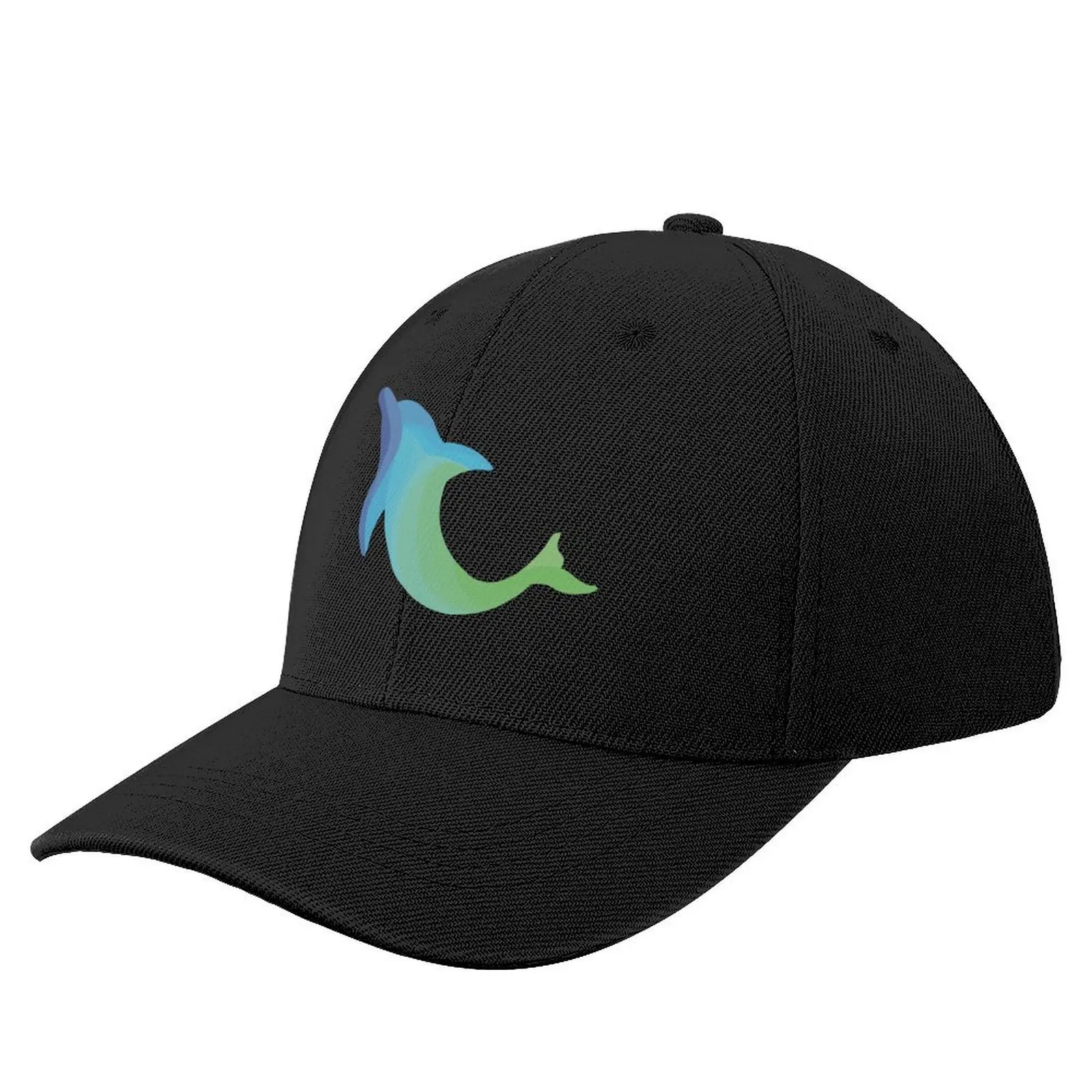 Colorful Jumping Rainbow Dolphin Baseball Cap black Designer Hat dad hat Women's Golf Clothing Men's