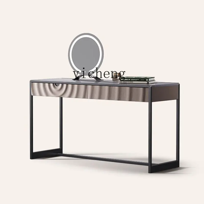 

GZ dresser villa whole house with modern ripple series natural luxury stone makeup table