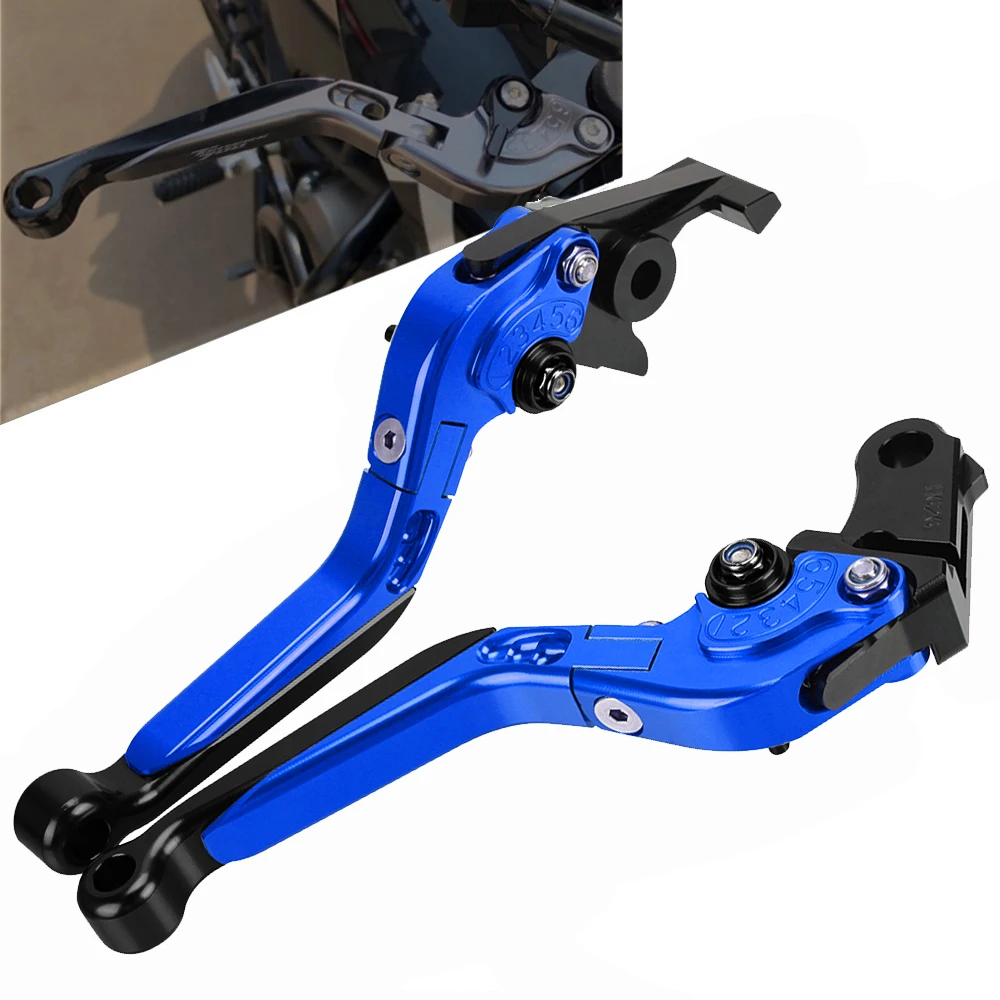 

Motorcycle Handbrake Adjustable Folding Extendable Handle Levers Brake Clutch Lever For YAMAHA MT-03 MT03 MT 03 2005 2006