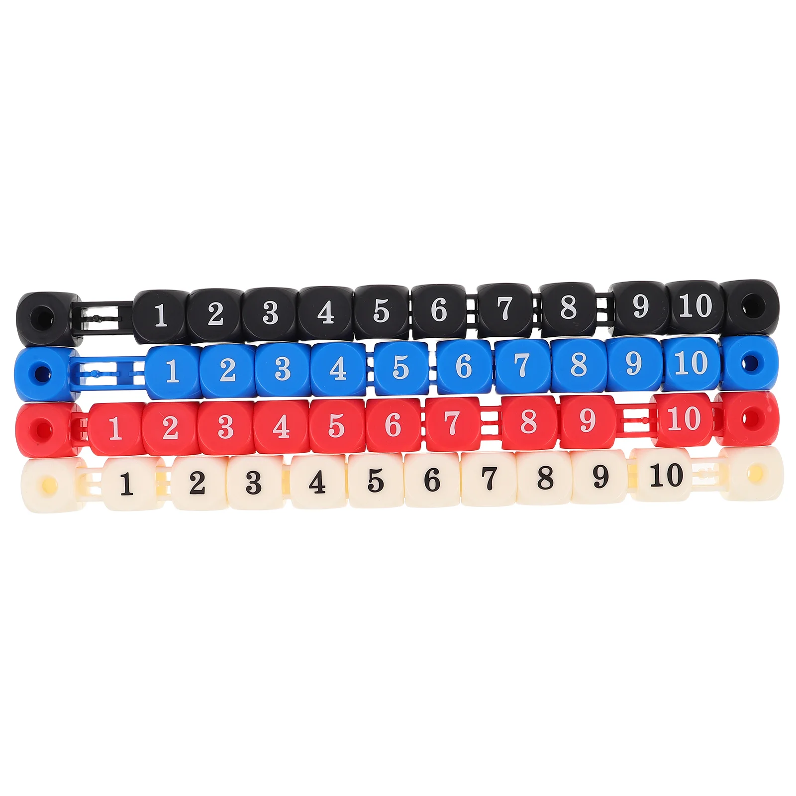 

4pcs Table Soccer Score Counter Durable Plastic High Visibility Numbers For Home Office Party Use Foosball Score Counters Table