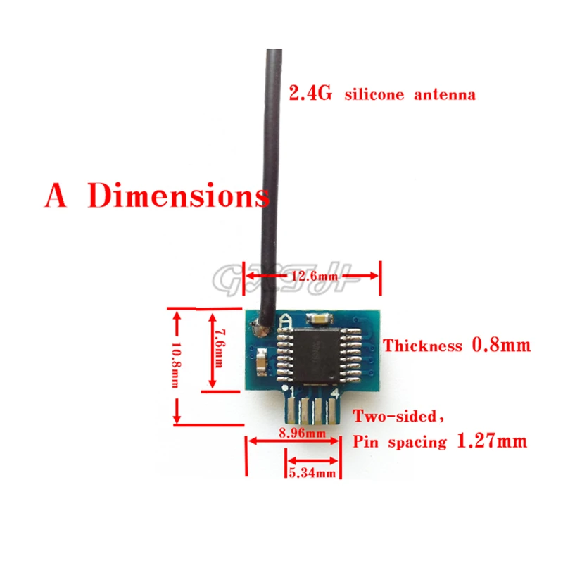 XY-WA XY-WB PCB Solder 2.4G 3.3V Wireless Transceiver Module Better Than NRF24L01 Long-distance Communication For Arduino STM