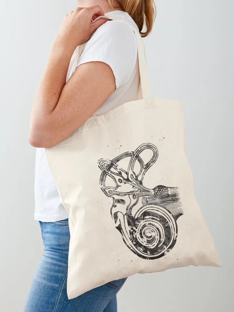 Ear anatomy Tote Bag bags woman 2025 Candy bags Women's bag Cloth bags
