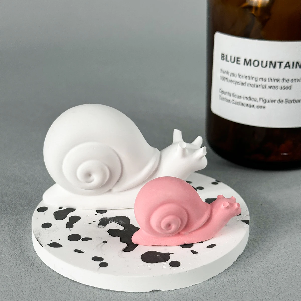 3D Snail Silicone Candle Mold DIY Handmade Animal Plaster Epoxy Resin Aromath Soap Casting Molds Home Decoration Ornament