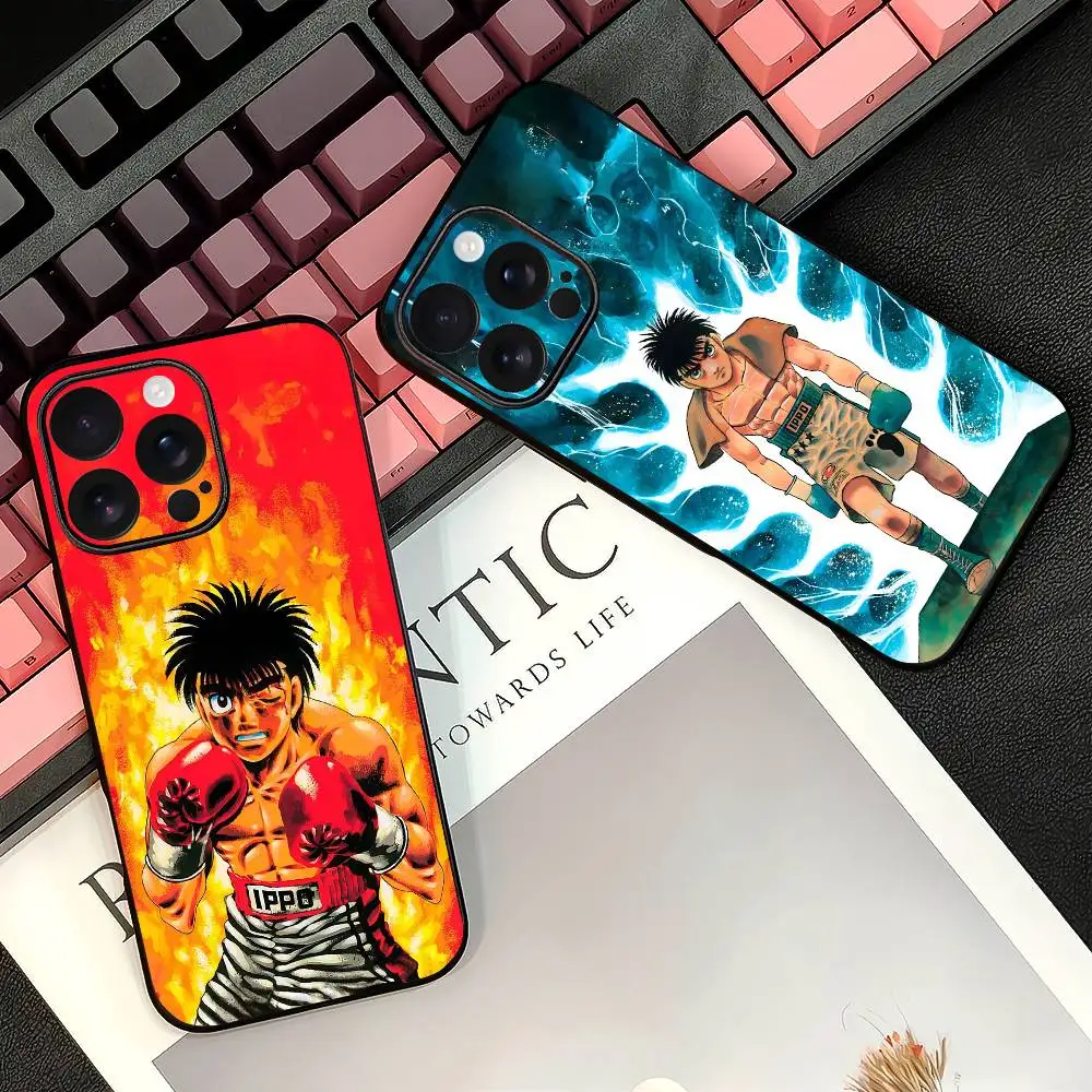 Hajime No Ippo Anime Phone Case For iPhone 16 15 14 13 12 11 PRO MAX PLUS Mini TPU Soft to Skin-friendly Cover
