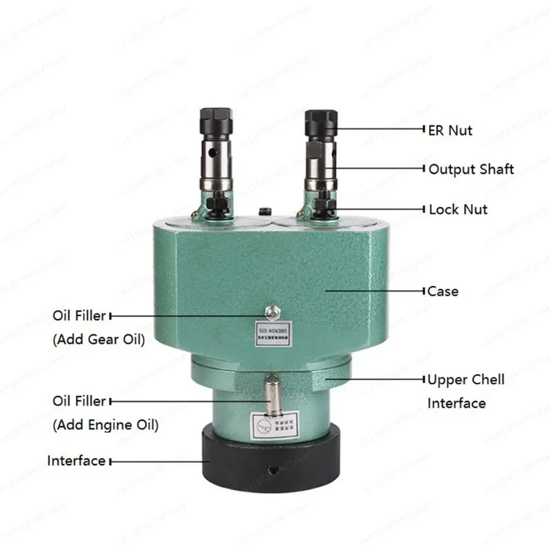 ST108-ER11 Spindle Drilling And Tapping Multi- Drill Double，ST Type Adjustable