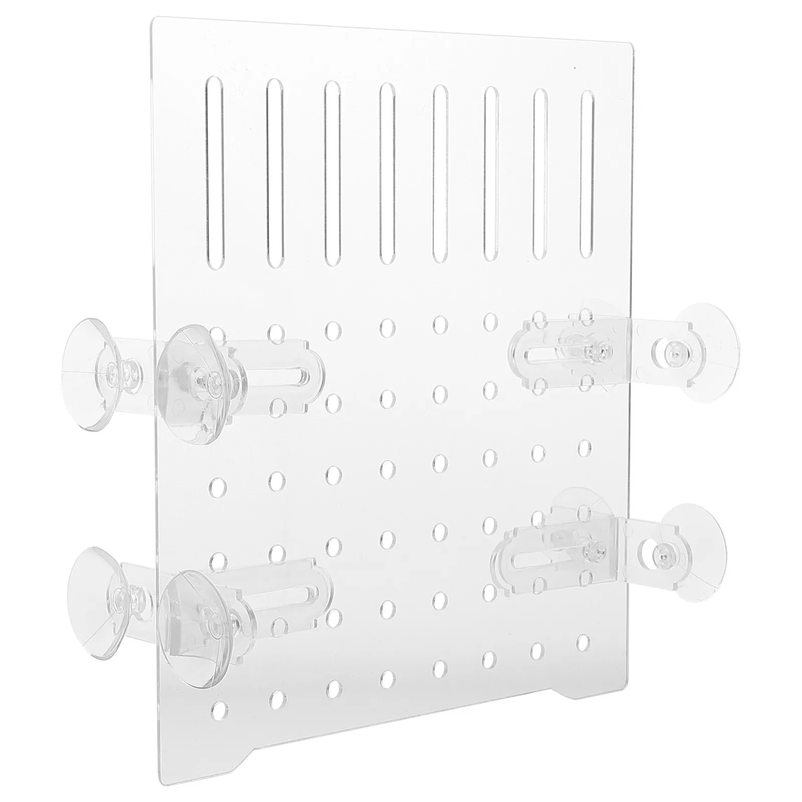 

Fish Tank Divider Transparent Acrylic Panel for Aquarium Separation High Transparency Water Flow Design Suction Cup Clips