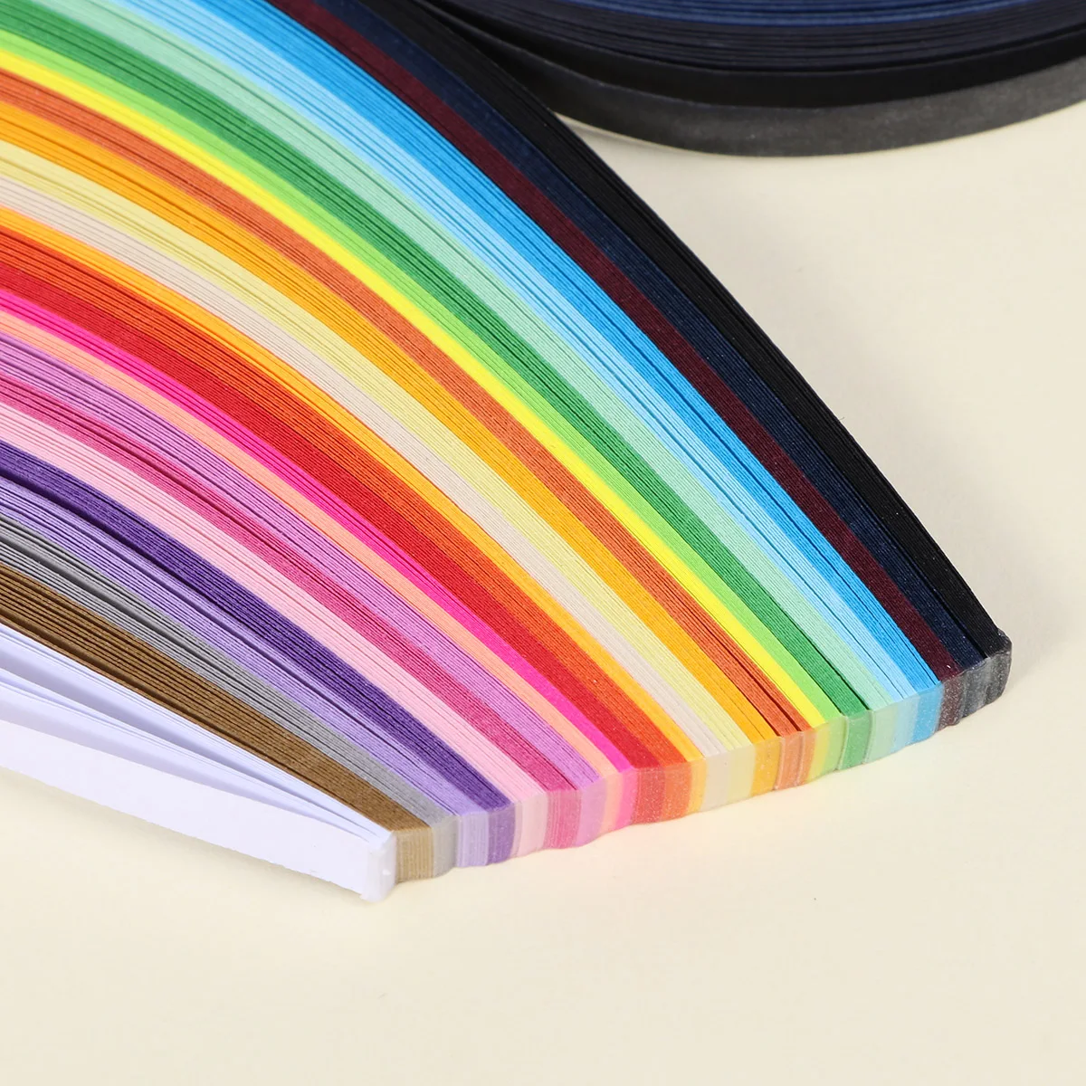 

Colored Paper Quilling Strips Craft Kit Assorted Colors Lightweight DIY Manual Projects Decorative Supplies