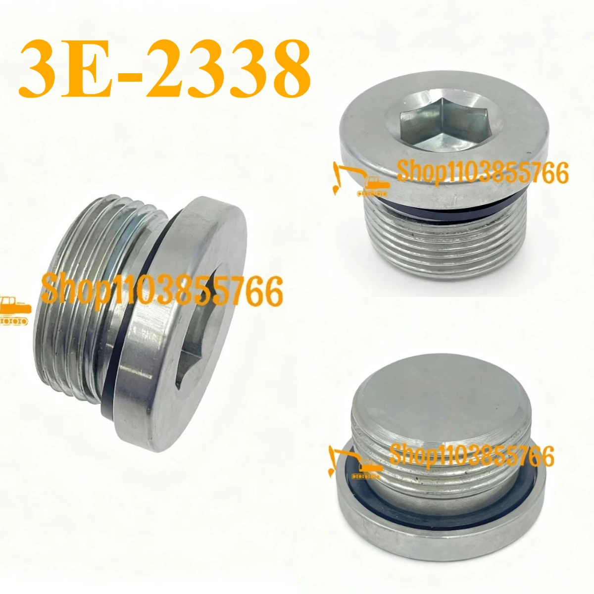 3E-2338, Высококачественная сливная пробка Power Train для E311C, 312D, 313D2, 318C, 318D, 320D, 324D, 329D, 336D