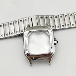 38mm Watch Case Men's Watches Stainless Steel Watchband Case Sapphire Glass Fit 2813 8215 NH34 NH35 Movement