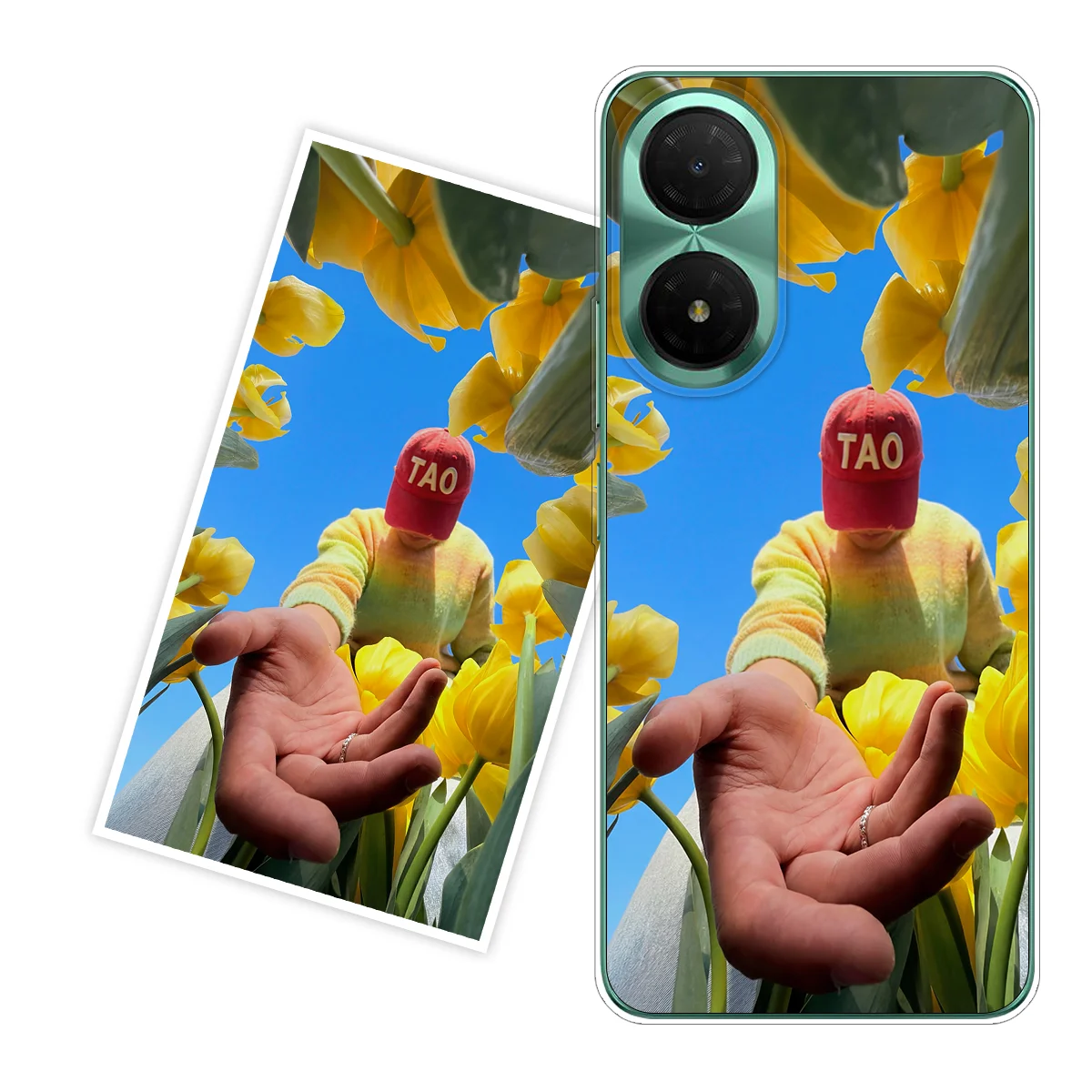 Funda Protectora Transparente Personalizable con Foto para Alcatel 1 2021 5033E 1B 2022 5031D 1L Pro 3 2025 3L 2022 Tetra 5041C Volta