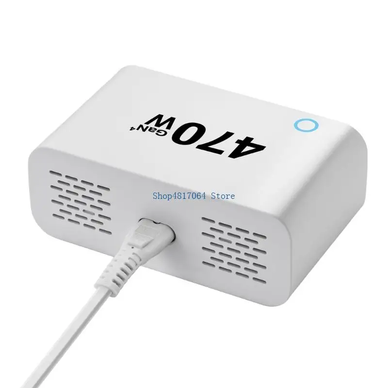 

T3LB Efficient 6 Port USB C 470W For Laptops Phones Power Adapter