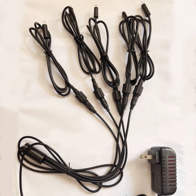 12 فولت 3-5 قطعة تحت الماء LED الخرز الدافئة ضوء منضدية نافورة بركة السمك حديقة مع محول