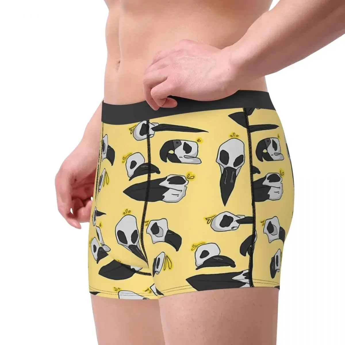 Kakapo Parrot Kaka Po Strigops Habroptila Bird Birds Skulls Underpants Homme Panties Man Underwear Sexy Shorts Boxer Briefs